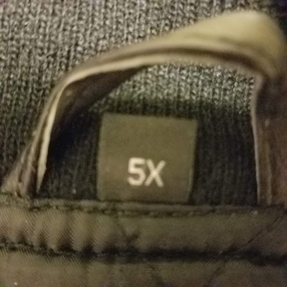 BIG DADDY Two Tone Leather Jacket - Picture 11 of 13